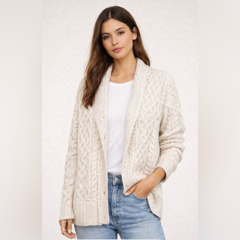 Aran Crafts Merino Wool Knit Sweater